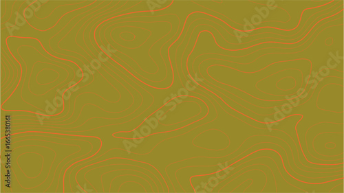 Topography Elevation Vector Pattern with Minimalist Multicolor Contour Lines, Seamless Terrain Texture, and Explorer-Inspired Map Layout for Posters and Backgrounds