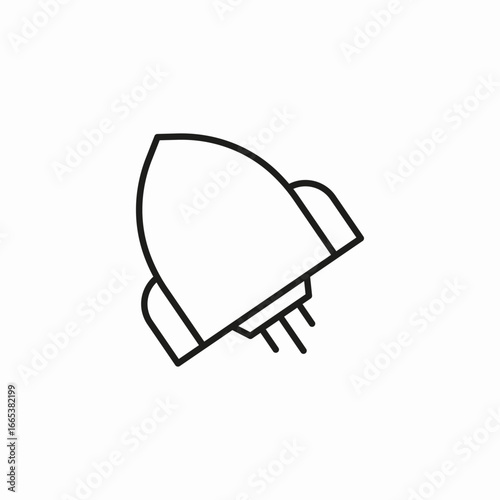 fast startup launch icon sign vector