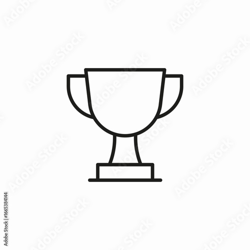 winner trophy award icon sign vector