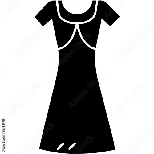 creative details Nightgown Vector Illustration