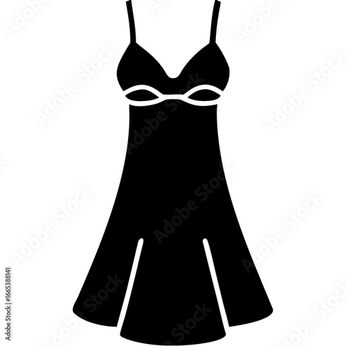 creative details Nightgown Vector Illustration