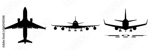 An airplane symbol in monochrome signifies the thrill of travel, exciting adventures, and fresh starts