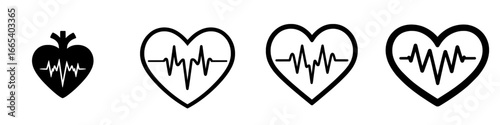 The Heartbeat Heartbeat Icon is a straightforward yet potent visual representation of a heart accompanied by a pulsing line, ideal for medical, healthcare, and wellness applications