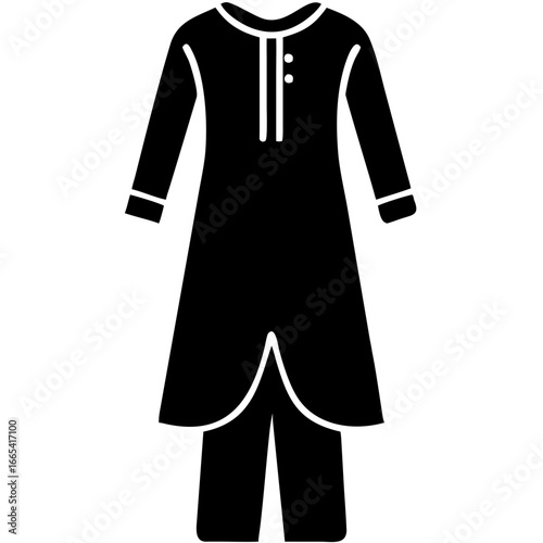creative details Salwar kameez Vector Illustration