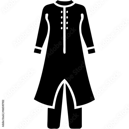 creative details Salwar kameez Vector Illustration