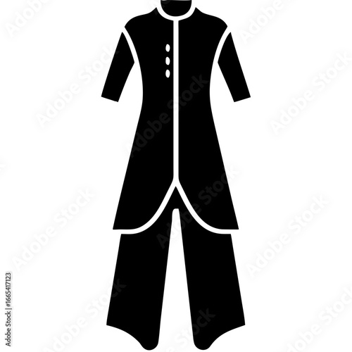 creative details Salwar kameez Vector Illustration
