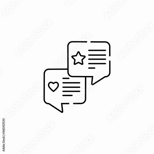 customer review icon sign vector