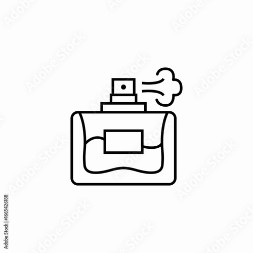 spray perfume icon sign vector