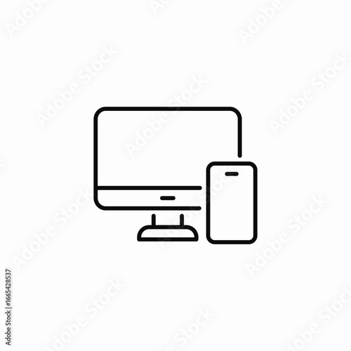 device accessible icon sign vector