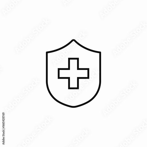 medical insurance icon sign vector
