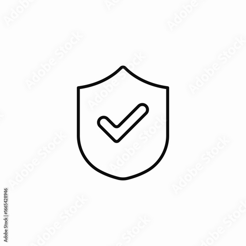 security check completed icon sign vector