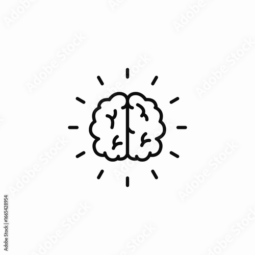 smart mind icon sign vector