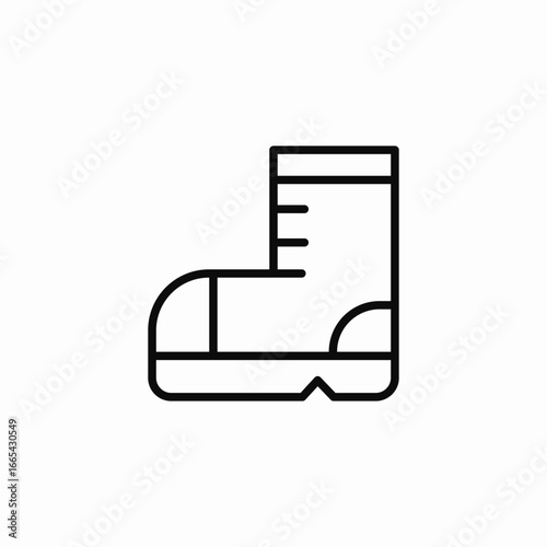 forest boots icon sign vector