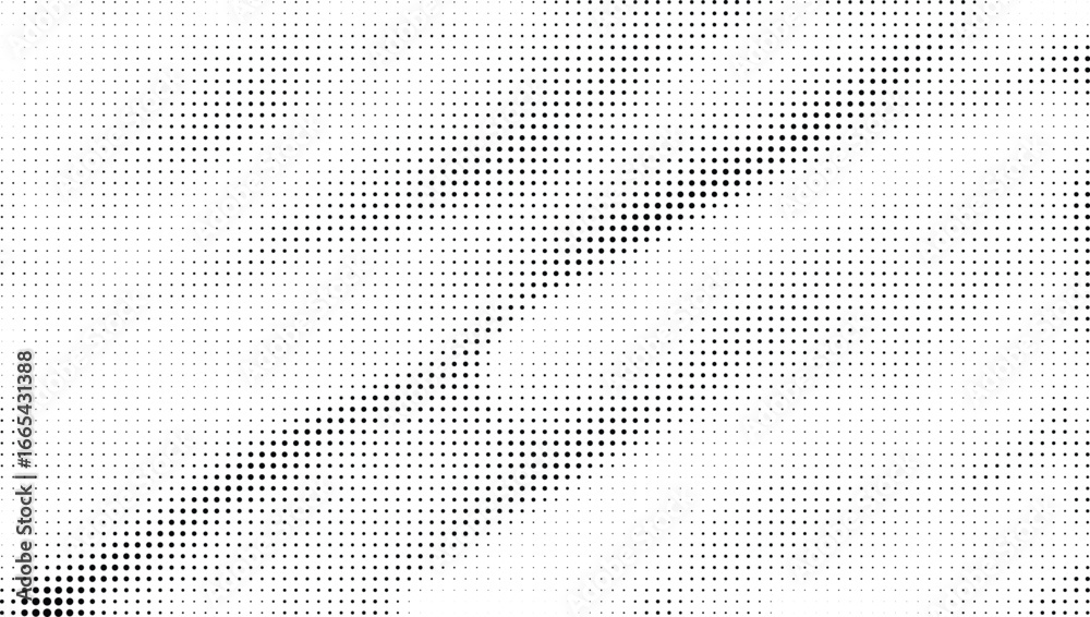 Abstract halftone black and white gradient texture with dotted retro style background grunge faded noise pixelated pattern diagonal stripe pop art comics wallpaper design, vector illustration