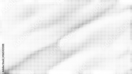 Abstract halftone black and white gradient texture with dotted retro style background grunge faded noise pixelated pattern diagonal stripe pop art comics wallpaper design, vector illustration