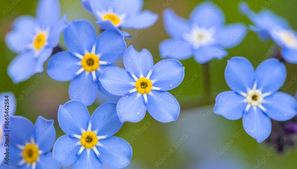 Close-up of forget-me-nots (1) Close-up of forget-me-nots (1)