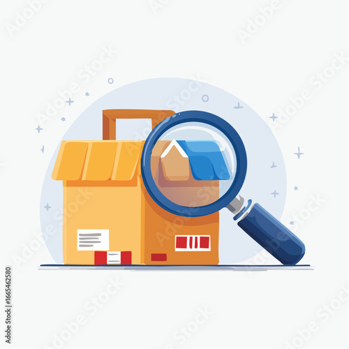 Detailed Inspection Of Cardboard Package