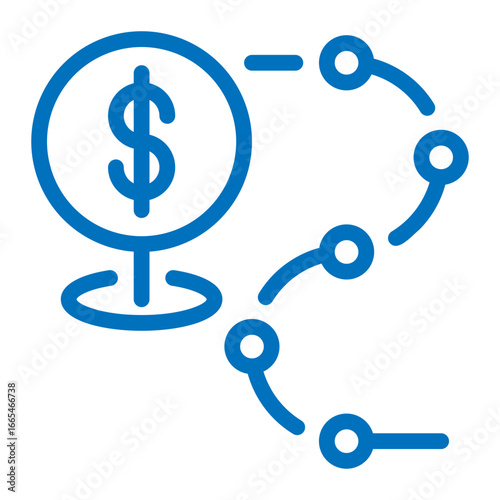 financial tracking icon