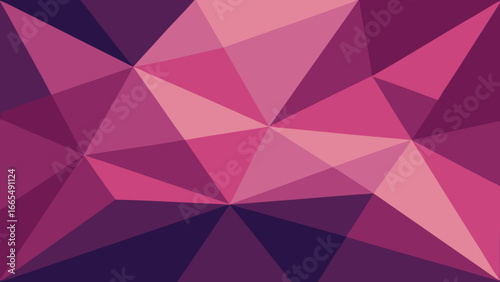 Pink And Purple Low Poly Geometric Abstract Background pattern