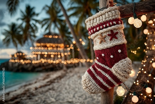 Tropical beach holiday vibes