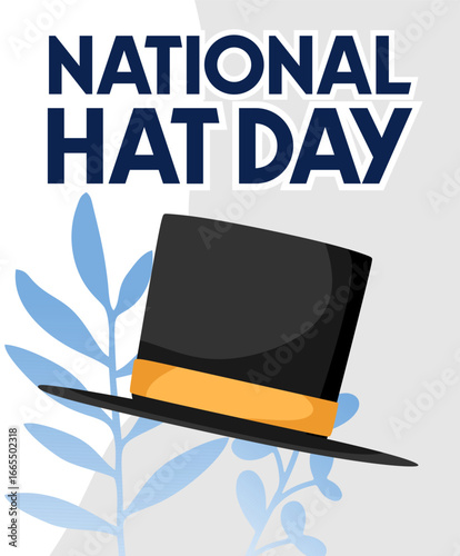 Happy National Hat Day with a nice hat