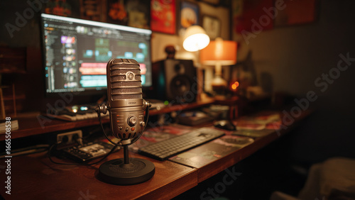 Home Studio for Content Creators with Modern Audio Editing Tools