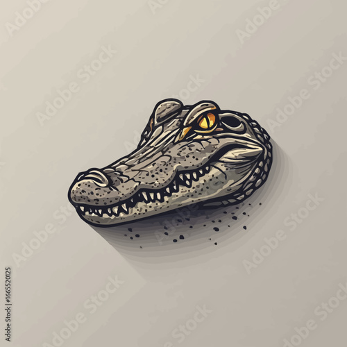 Crocodile Design Very Cool and Creepy