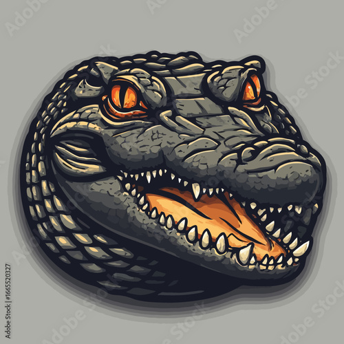Crocodile Design Very Cool and Creepy