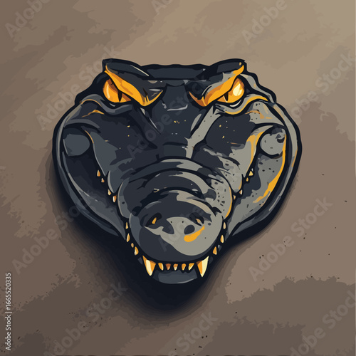 Crocodile Design Very Cool and Creepy