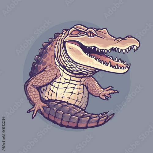 Crocodile Design Very Cool and Creepy