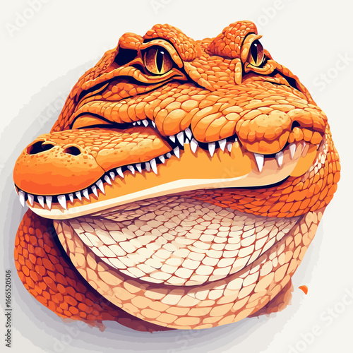 Crocodile Design Very Cool and Creepy
