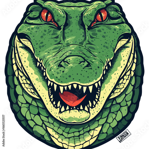 Crocodile Design Very Cool and Creepy
