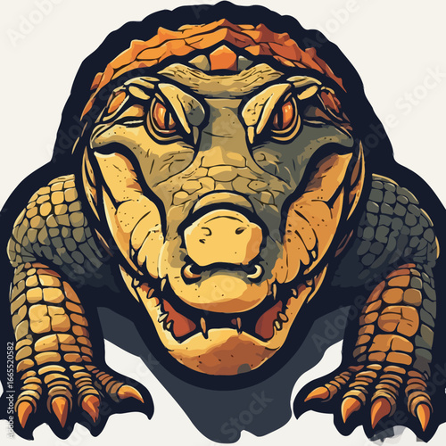 Crocodile Design Very Cool and Creepy