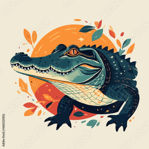 Crocodile Design Very Cool and Creepy
