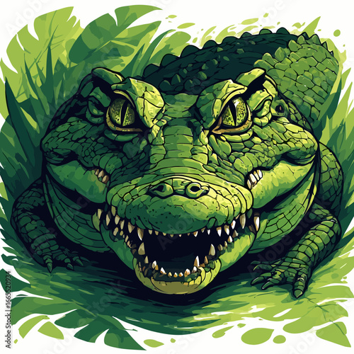 Crocodile Design Very Cool and Creepy