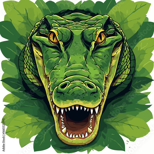 Crocodile Design Very Cool and Creepy