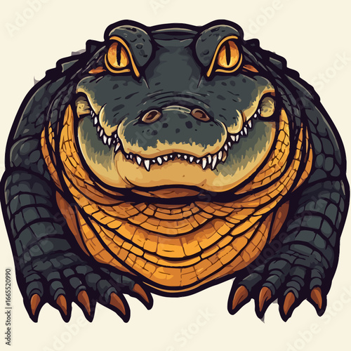 Crocodile Design Very Cool and Creepy