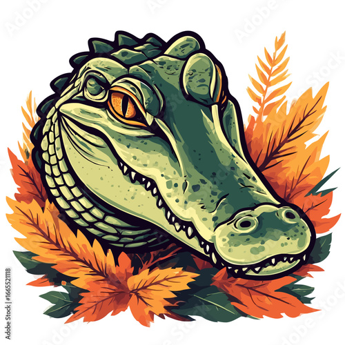 Crocodile Design Very Cool and Creepy