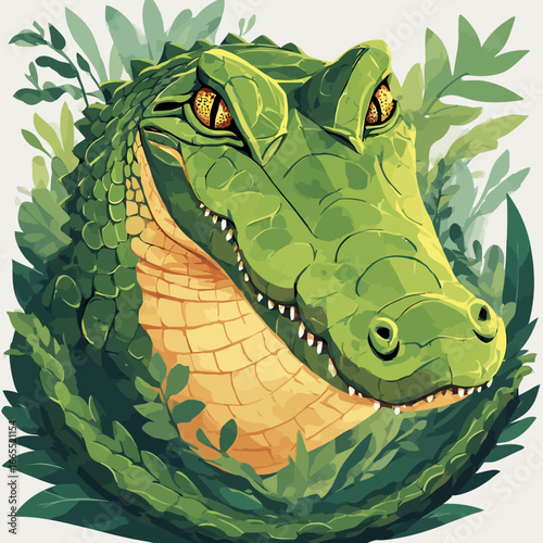 Crocodile Design Very Cool and Creepy
