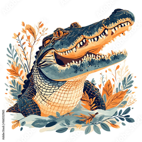 Crocodile Design Very Cool and Creepy
