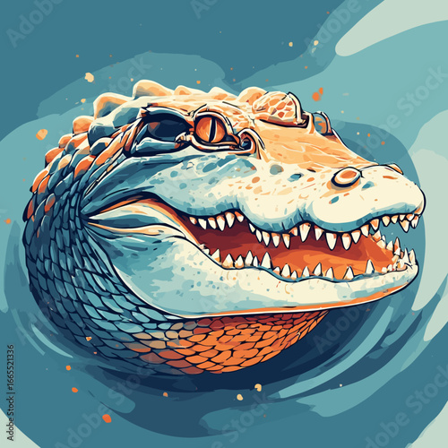 Crocodile Design Very Cool and Creepy