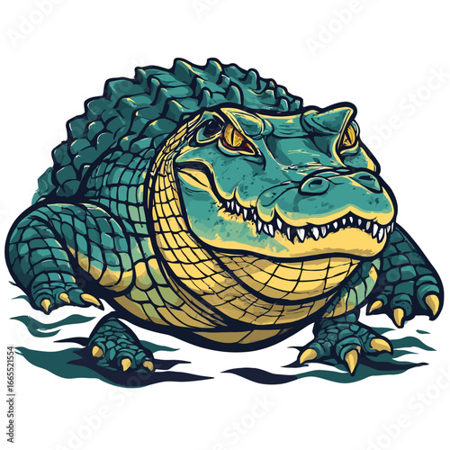 Crocodile Design Very Cool and Creepy