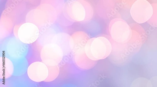 Blurred pastel pink and blue lights