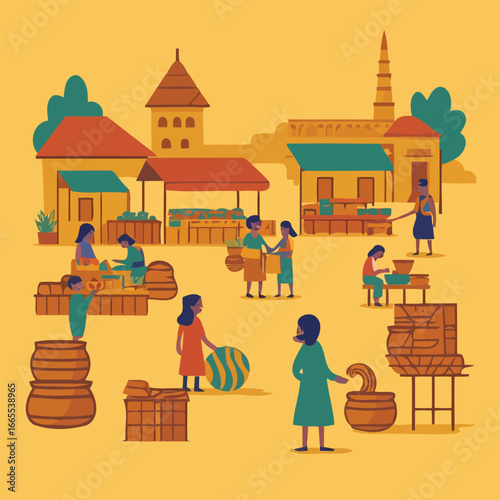 Stone altars covered blood with high quality detailed illustration creative visual content suitable for Adobe Stock, commercial use, artistic projects and digital design inspiration