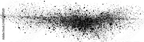 Wallpaper Mural Abstract black splatter on white background (5) Torontodigital.ca