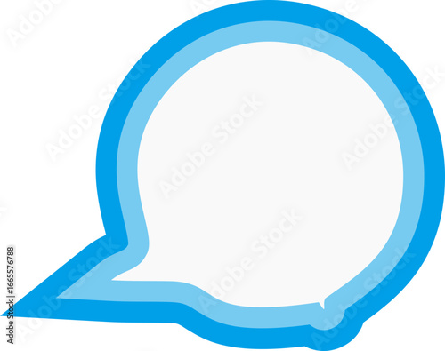 blue speech bubble
