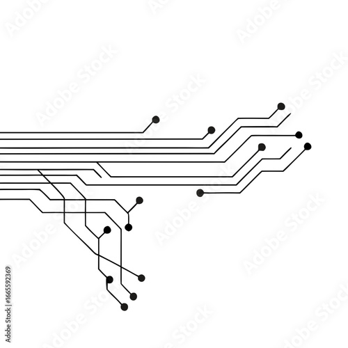 Abstract future digital science technology concept
