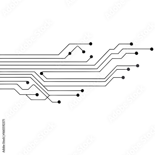 Abstract future digital science technology concept
