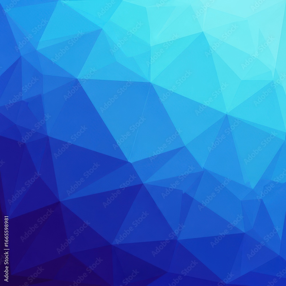 Fototapeta premium Abstract geometric background in blue tones for modern design projects