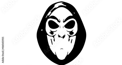 Halloween grim reaper death halloween spooky ghost scary horror creepy dark evil silhouette vector illustration vector